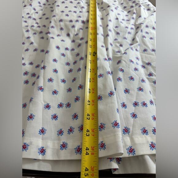 Tuckernuck Floral Midi Dress w/ Pockets, Size S, White Blue Red - Picture 7 of 9